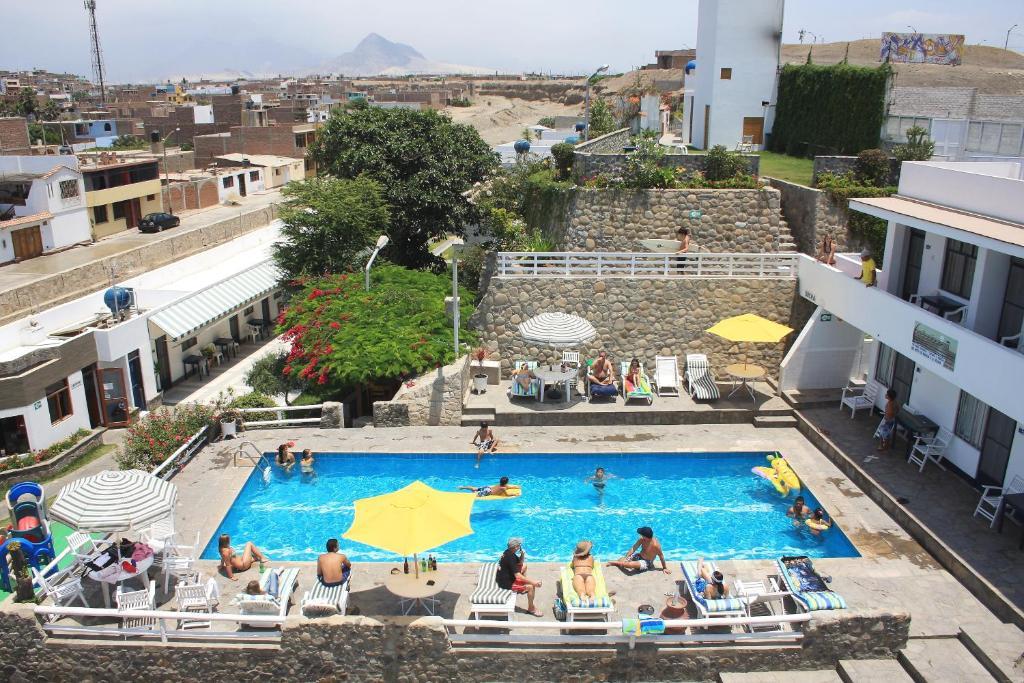 Hotel Bracamonte Huanchaco Bagian luar foto